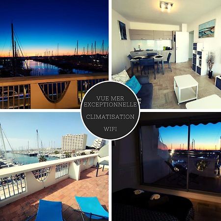 Classe 3 Etoiles - Magnifique Vue Sur Le Port - Wifi Et Clim La Grande-Motte Exterior foto